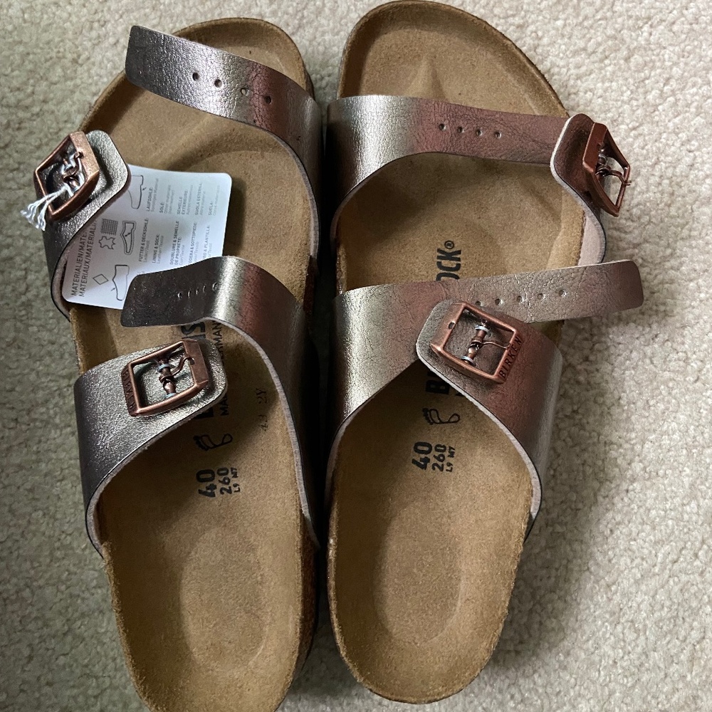 NWT Sydney Birko-flor Birkenstocks
